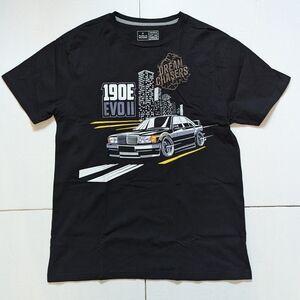 Mercedes-Benz 190E Evo II, Dream Chasers Shirt. Men's L Used. Public Record
